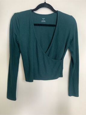 Aerie Green Top S